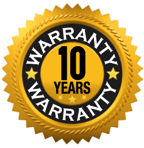 FiberWood-Ten-10-Year-Warranty-Badge | Le Cabanon